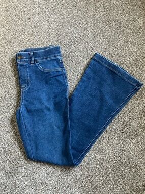 Spanx Navy Blue Flare Jeans Women’s Medium